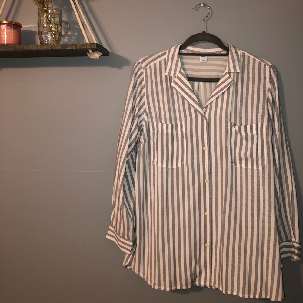 Old Navy Striped Blouse
